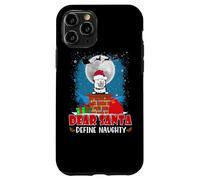 Dear Santa Define Naughty Finnish Lapphund Dog Christmas Carcasa para iPhone 11 Pro