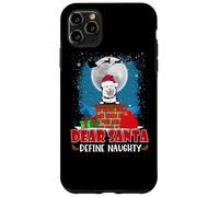 Dear Santa Define Naughty Finnish Lapphund Dog Christmas Carcasa para iPhone 11 Pro MAX