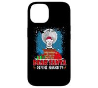 Dear Santa Define Naughty Finnish Lapphund Dog Christmas Carcasa para iPhone 14
