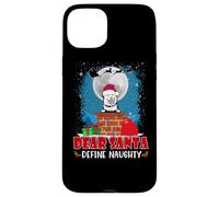 Dear Santa Define Naughty Finnish Lapphund Dog Christmas Carcasa para iPhone 15 Plus