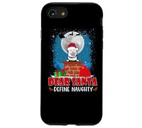 Dear Santa Define Naughty Finnish Lapphund Dog Christmas Carcasa para iPhone SE (2020) / 7/8