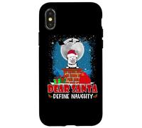 Dear Santa Define Naughty Finnish Lapphund Dog Christmas Carcasa para iPhone X/XS
