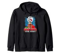 Dear Santa Define Naughty Havanese Dog Funny Christmas Sudadera con Capucha