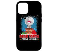 Dear Santa Define Naughty Lhasa Apso Dog Funny Christmas Carcasa para iPhone 12/12 Pro