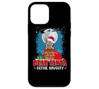 Dear Santa Define Naughty Old English Sheepdog Dog Christmas Carcasa para iPhone 12 Mini