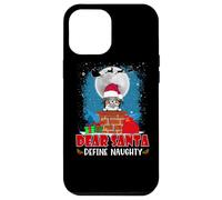 Dear Santa Define Naughty Papillon Dog Funny Christmas Carcasa para iPhone 12 Pro MAX