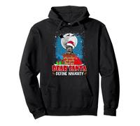 Dear Santa Define Naughty Pit Bull Dog Funny Christmas Sudadera con Capucha