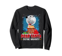 Dear Santa Define Naughty Shiba Inu Dog Sleep Christmas Sudadera
