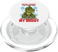 Dear Santa I Tried to be Good but I Take After my Daddy PopSockets PopGrip para MagSafe