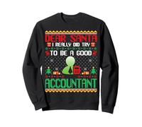 Dear Santa I Try to Be a Good Accountant Christmas Xmas Sudadera