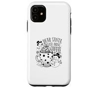 Dear Santa Please Bring Coffee - Navidad Divertida Carcasa para iPhone 11