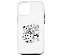Dear Santa Please Bring Coffee - Navidad Divertida Carcasa para iPhone 12/12 Pro