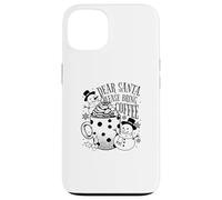 Dear Santa Please Bring Coffee - Navidad Divertida Carcasa para iPhone 13