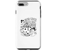 Dear Santa Please Bring Coffee - Navidad Divertida Carcasa para iPhone 7 Plus/8 Plus