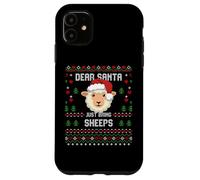 Dear Santa Sheep Christmas Ugly Christmas Sweater Sheeps Lover Carcasa para iPhone 11