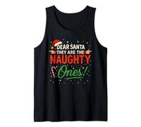 Dear Santa They Are The Naughty Ones! Funny Christmas Humor Camiseta sin Mangas