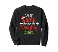 Dear Santa They The Naughty Ones Family Christmas Pijamas Sudadera