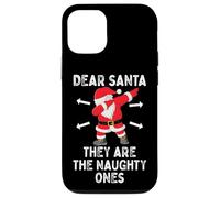 Dear Santa They're The Naughty Ones Cool Christmas Quotes Carcasa para iPhone 12/12 Pro