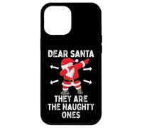 Dear Santa They're The Naughty Ones Cool Christmas Quotes Carcasa para iPhone 12 Pro MAX