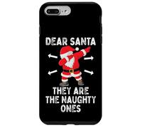Dear Santa They're The Naughty Ones Cool Christmas Quotes Carcasa para iPhone 7 Plus/8 Plus