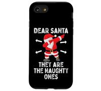 Dear Santa They're The Naughty Ones Cool Christmas Quotes Carcasa para iPhone SE (2020) / 7/8