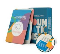 Dear Young Married Couple Foundations Card Deck - Iniciadores de conversación - 52 Preguntas y Consejos para conectarse - Juego de Cartas - Regalo de Boda - Viaje por Carretera - Conózcanse Unos a