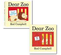 Dear Zoo Collection 2 Books Set By Rod Campbell, (Dear Zoo and Dear Zoo Touch and Feel!)