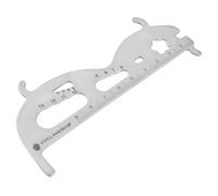 DEARBAG Indicador para Desgaste De Cadenas, Medidor de Desgaste de Cadena de Bicicleta, Pinza de Detección de Cadena, Medición De Desgaste Rápida Y Fácil, para Bici Bicicleta de Montaña (Blanco)