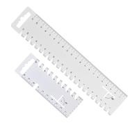 DEARBAG Regla de Patchwork Plastic Calibradorde Regla de Mano Medidor de Costura Corte Preciso para Costura y Manualidades Quilting, para Costura, Manualidades, Quilting y Patronaje