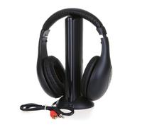 DEARBIRDER auricular inalámbricos de TV estéreo, monitoreo profesional negro, radio FM Hi-Fi - auriculares inalámbricos sobre la oreja 5 en 1