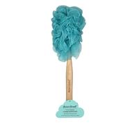 dearcloud True Cleanse XL - Cepillo exfoliante corporal exfoliante con mango largo para ducha, limpiador de ducha para cuerpo (verde azulado)