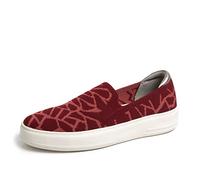 Dearfoams Lightweight Comfort Walking Sophie Slip-on Sneaker, Zapatillas Mujer, Cabernet Print, 40.5 EU