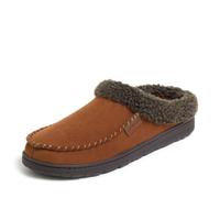 Dearfoams Men's Indoor/Outdoor Breathable Memory Foam Clog with Whipstich Offered in Wide Widths Slipper, Granate, 6/7 UK