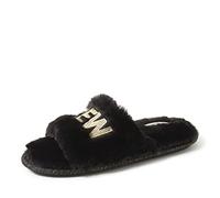 Dearfoams Pantuflas de regalo para novia I Do & I Do Crew para mujer, I Do Crew, Medium