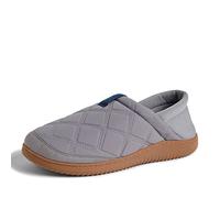 Dearfoams River Nylon Closed Back Indoor/Outdoor Memory Foam Energy Return Slipper, Pantuflas Hombre, Gris Medio, X-Large