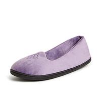 Dearfoams Zapatillas traseras para Mujer X-Grande Smokey púrpura