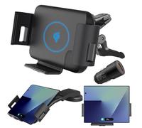 DearHot Soporte Cargador inalámbrico para Coche de 15 W Qi, Compatible con Samsung Galaxy Z Fold6, Fold5, Fold4, Fold3, Fold2 y teléfonos de 4,3 a 6,9 Pulgadas, sujeción automática, Carga rápida