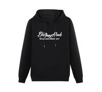DearIrean Dirty Hands Clean Money Logger Hoody Unisex Ptinted Hoodies Long Sleeve Men's Hooded with Pocket Black L