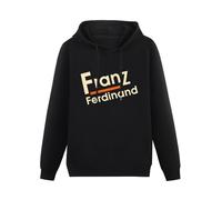 DearIrean Franz Ferdinand Hoody Unisex Ptinted Hoodies Long Sleeve Men's Hooded with Pocket Black XXL