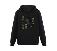 DearIrean Nothing But Thieves Broken Machine Hoody Unisex Ptinted Hoodies Long Sleeve Men's Hooded with Pocket Black XXXL