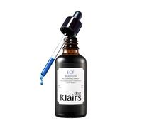 DearKlairs Suero coreano EGF - Gota activadora juvenil azul con EGF y FGF (10 ppm cada uno), reparación de barrera y marcas posimperfecciones, agradable para la piel sensible, calma y reparación