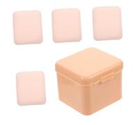 DEARMAMY 1 Caja Borla Para Empolvarse Base Soplo Esponjas Esponja De Maquillaje Facial Volumen De Puff De Polvo Aplicador De Polvo De Hojaldre Travel Powder Puff Poliuretano Hidrofílico
