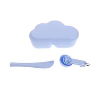 DEARMAMY 1 Juego Conjunto De Faciales. Bol Su Espátula Carbón Casero Equipo Esteticista Básico Tazón De Mezcla De Cuenco De El Plastico Sky-blue