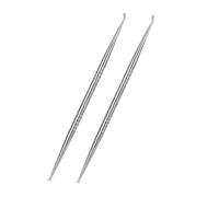 DEARMAMY 1 Juego Detector Auricular Punta De Prueba Chapado Pluma De Acupresión Del Oído Detección Bolígrafo De De Duradera. Silver Inoxidable 2 Piezas