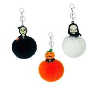 DEARMAMY 1 Juego Llavero De Decoración Llaveros Llaves Llavero Colgante Llavero Para Las Teclas Llavero De Calabaza Llavero Fantasma Llavero De Halloween 3 Piezas