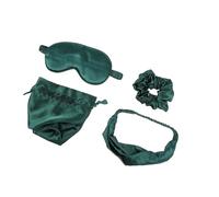 DEARMAMY 1 Juego Máscara Banda de Pelo y Bolsa de Almacenamiento de Oscuro Cubre Ojos Reutilizable para Descanso Casa