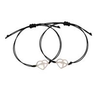 DEARMAMY 1 Par De Pulseras De Pulseras Festivas Pulseras De La Amistad Para Mujeres Joyas Para Adolescentes Pulseras De Fe Para Mujeres Pulsera De Latido Del Corazón Pulsera