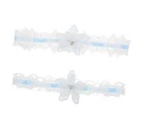 DEARMAMY 1 Par Liga De Encaje Nupcial Ligas Occidentales Apoyos De De La Foto Del Partido Rosario Ligas De Ropa Perlas De Alambre Cuentas a Granel Perlas Diminutas Manos Cordón