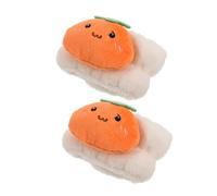 DEARMAMY 1 Par pulseras de spa muñequeras absorbentes Set de muñequeras banda para el cabello para lavarse la cara muñeca para lavarse la cara diademas de spa para mujeres vellón de coral
