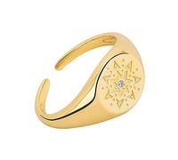 DEARMAMY 1 PC Anillo De Brújula Anillos El Anillo De La Mano Joyería Anillo Ajustable Anillo Elegante Para Niña Anillo Elegante Para Dedo Anillo Para Niña Anillo Abierto Ajustable Anillo